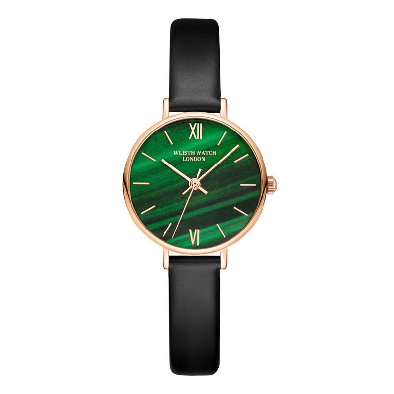 Fashion Disc Waterproof Luminous Small Green Watch - Country Nurse