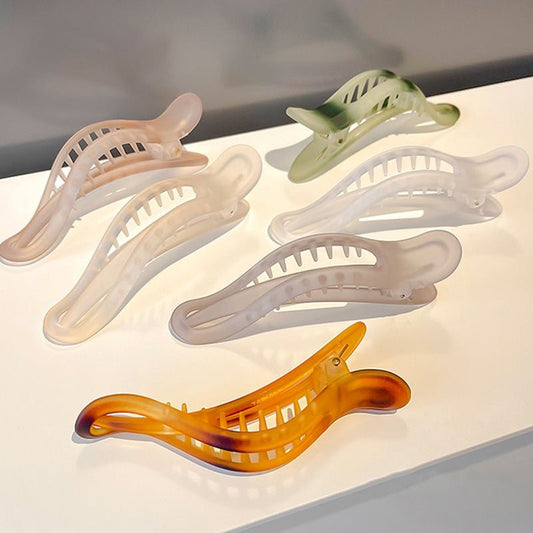Irregular Ink Color Matte Simple Special - interest Design Duckbilled Hair Accessories - Country Nurse