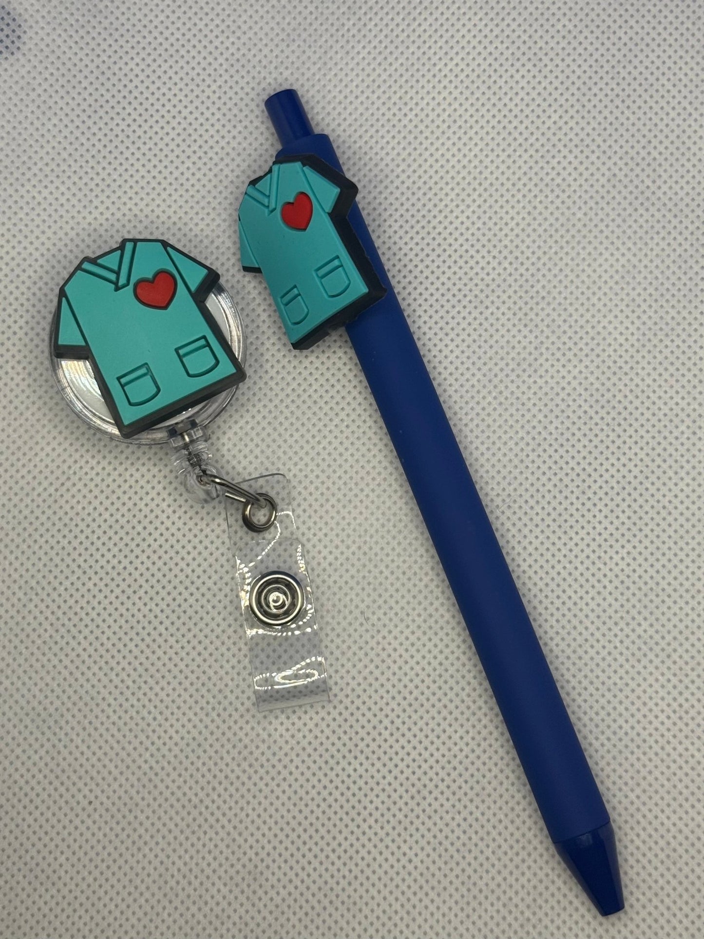 Matching Retractable and Pen Set - Country Nurse