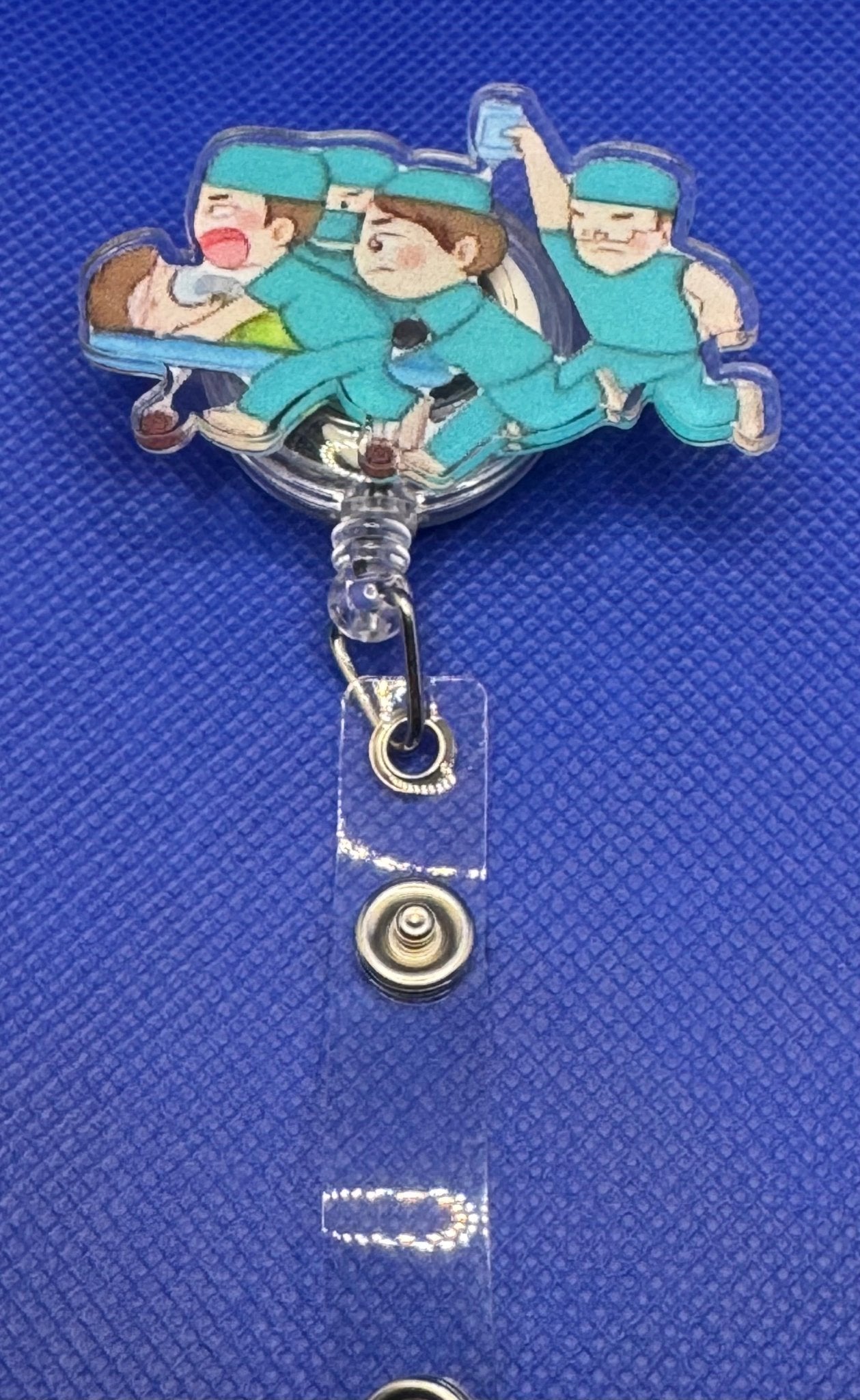 Retractable ID Badge Holder - Country Nurse