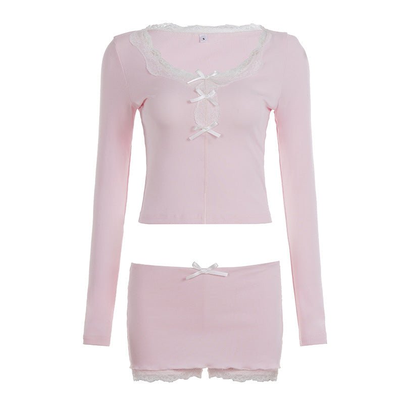 Slimming Street - style Two - piece Set For Casual Home Wear - Country Nurse