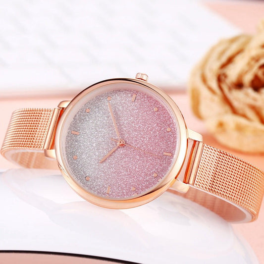 Starry Quartz Mesh Watch - Country Nurse