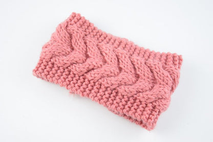knitted wool headband for women