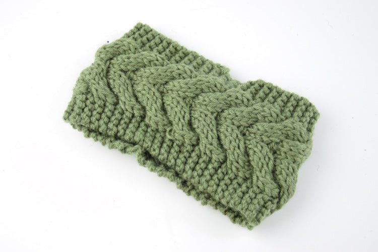 knitted wool headband for women