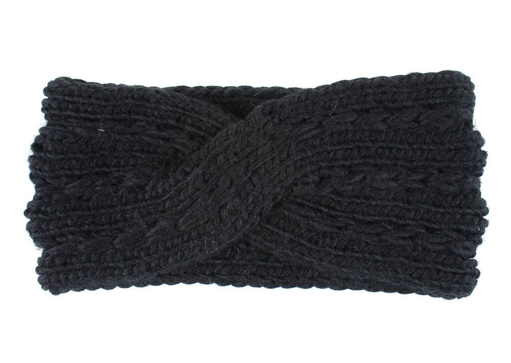 knitted wool headband for women