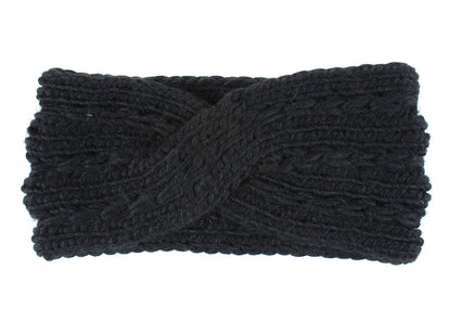 knitted wool headband for women