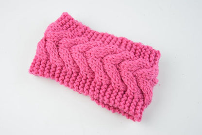 knitted wool headband for women