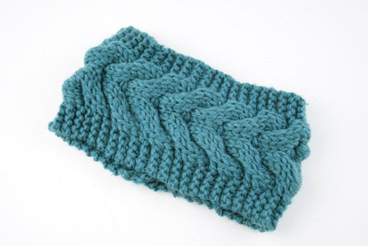 knitted wool headband for women