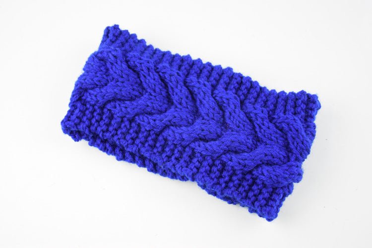 knitted wool headband for women