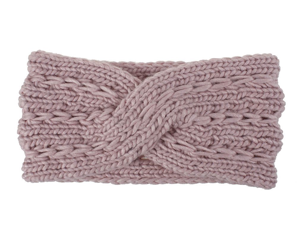 knitted wool headband for women