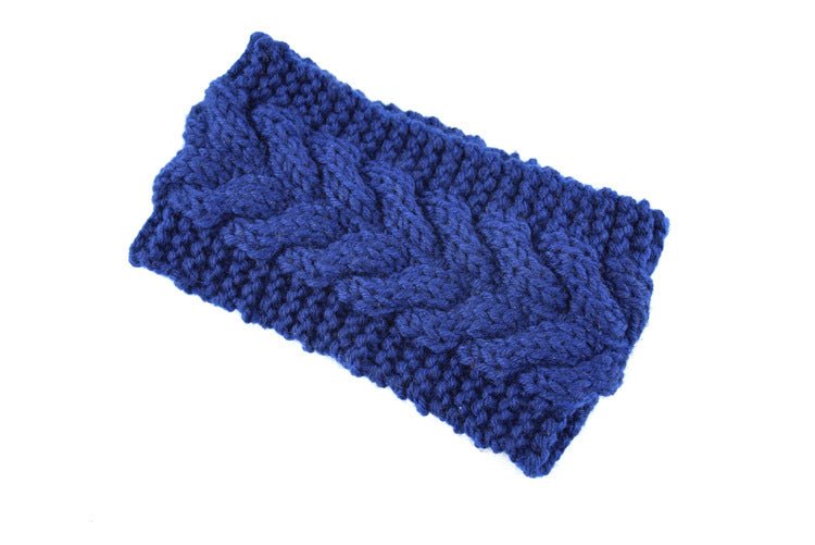 knitted wool headband for women