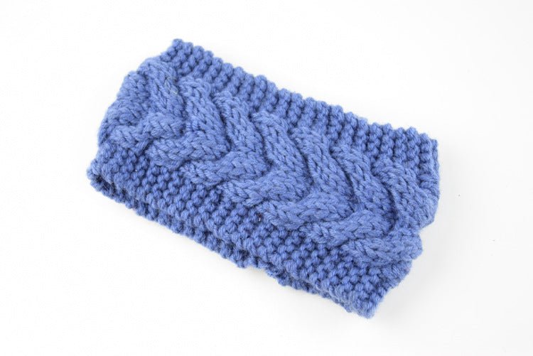 knitted wool headband for women