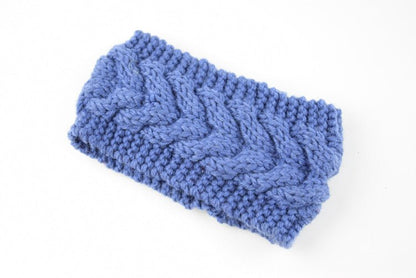 knitted wool headband for women