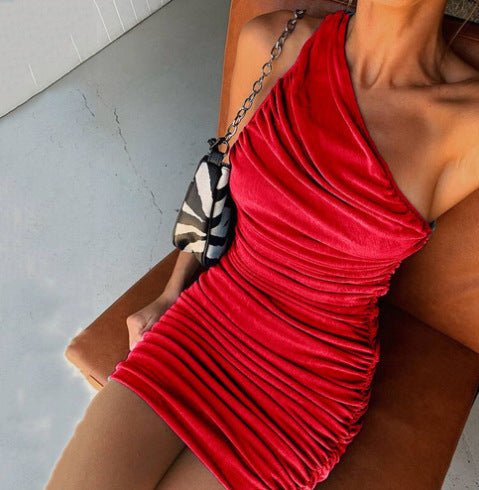 Basic Dresses Gown Ladies Dresses Vestidos Tight Chiffon - Country Nurse