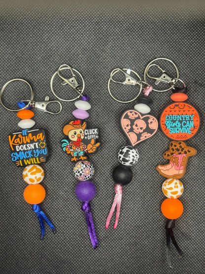 Beaded Keyrings - Country Nurse