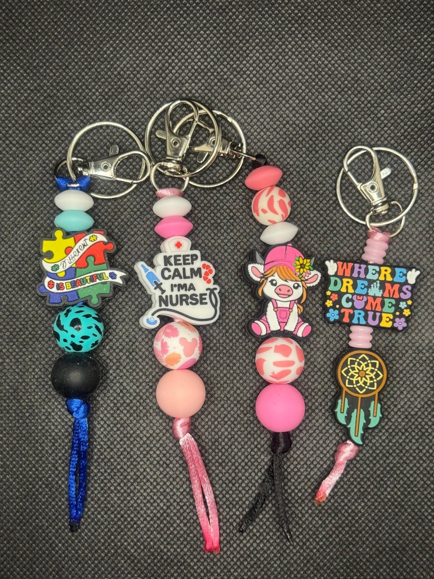 Beaded Keyrings - Country Nurse