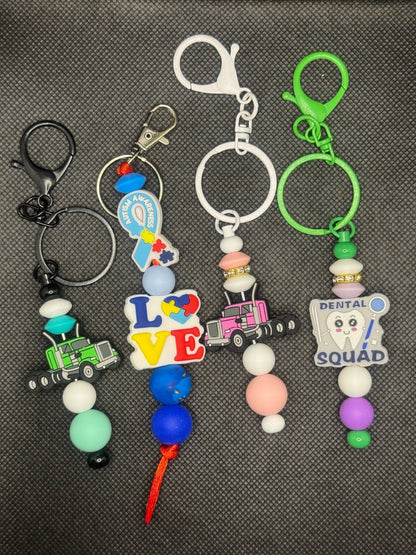 Beaded Keyrings - Country Nurse