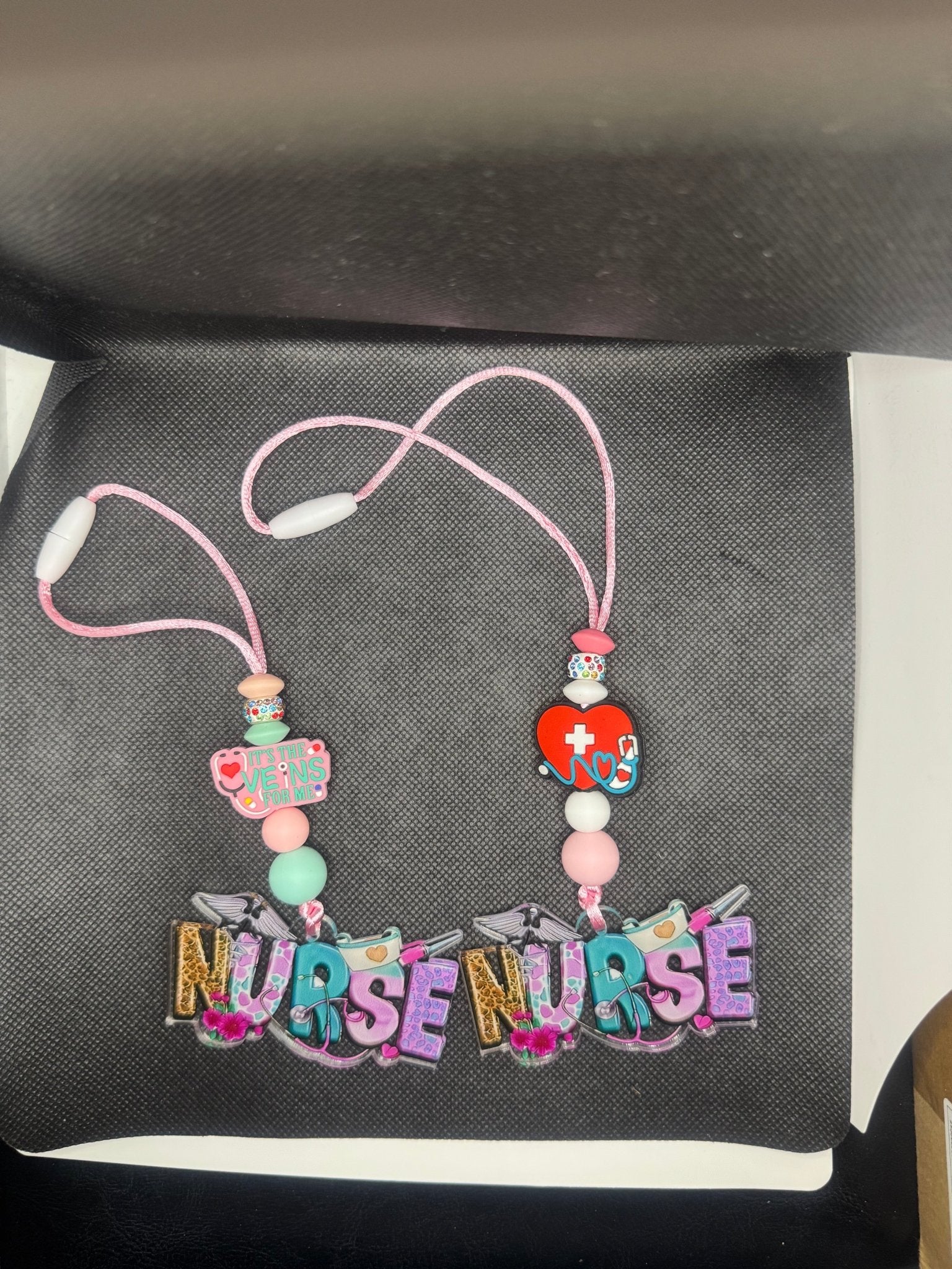 Beaded Nurse Car Charms - Country Nurse