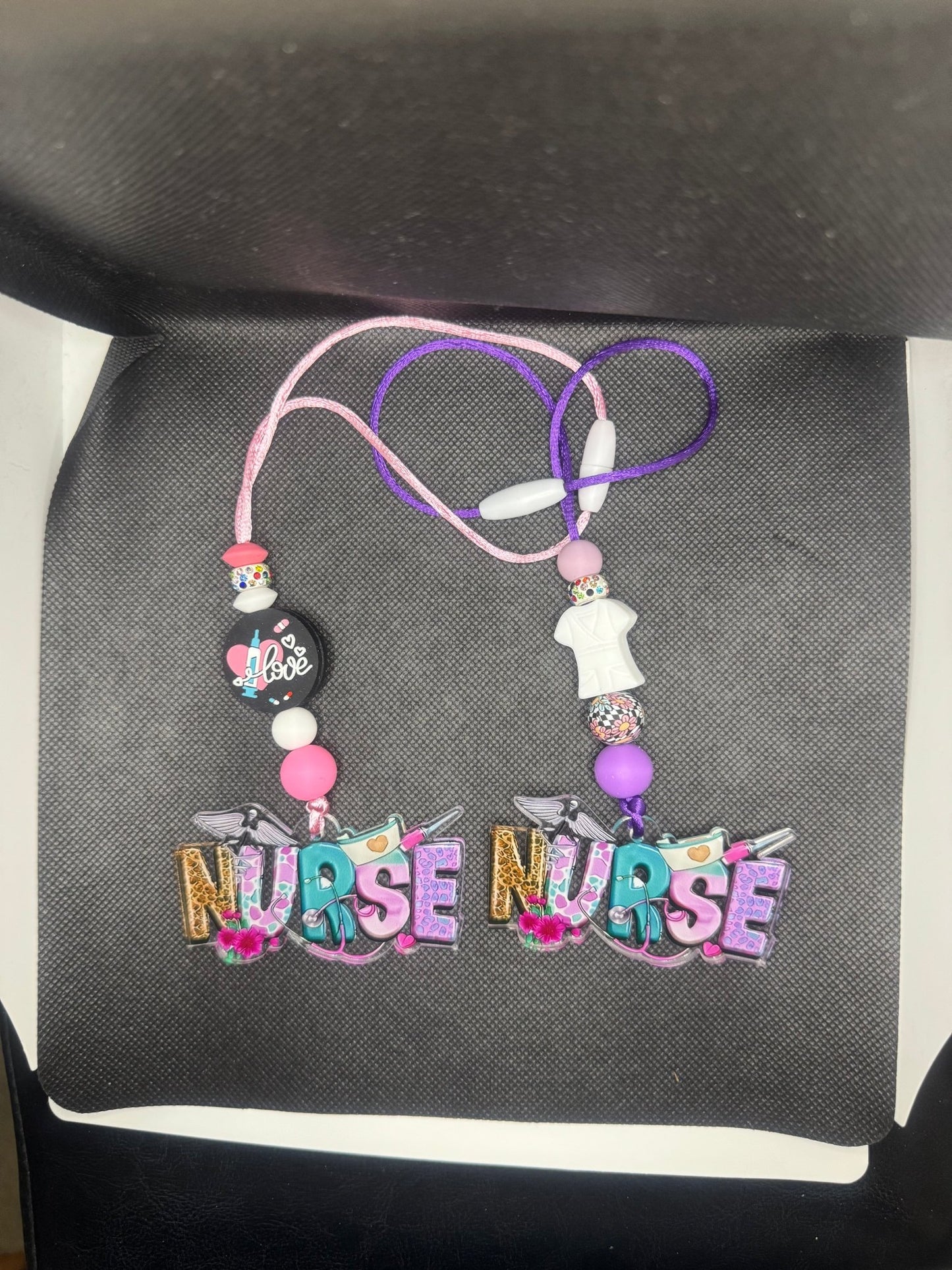 Beaded Nurse Car Charms - Country Nurse