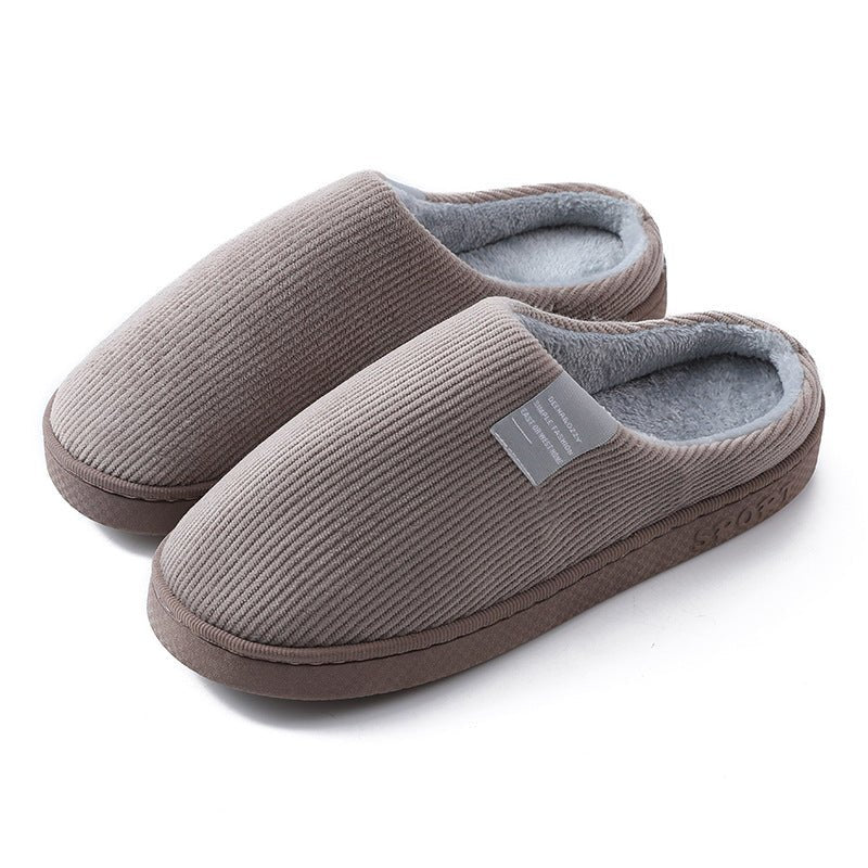 Corduroy Slippers For Women Home Shoes Men Women Couple - Country Nurse