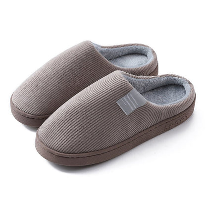 Corduroy Slippers For Women Home Shoes Men Women Couple - Country Nurse