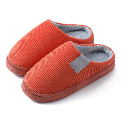 Corduroy Slippers For Women Home Shoes Men Women Couple - Country Nurse