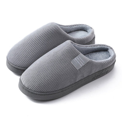 Corduroy Slippers For Women Home Shoes Men Women Couple - Country Nurse