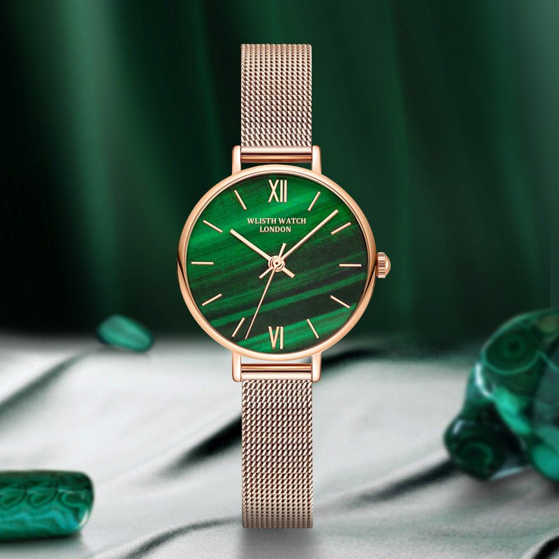 Fashion Disc Waterproof Luminous Small Green Watch - Country Nurse