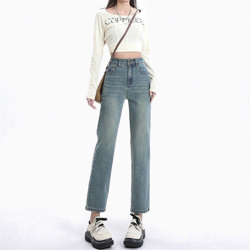 Fashion Personalized Straight Jeans For Women - Country Nurse