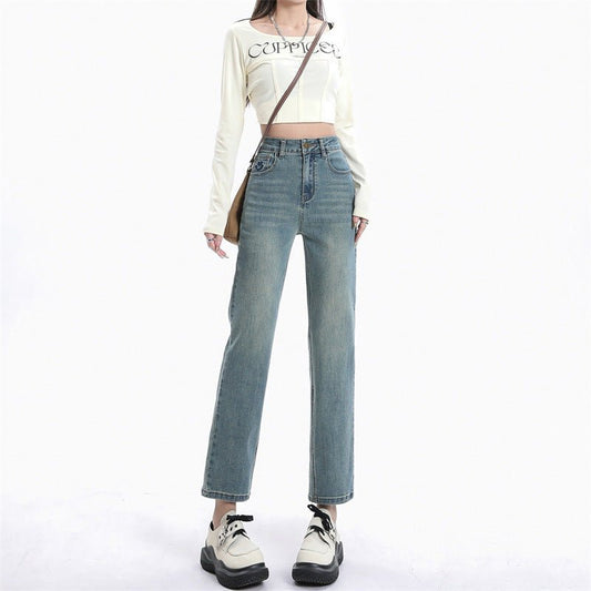 Fashion Personalized Straight Jeans For Women - Country Nurse