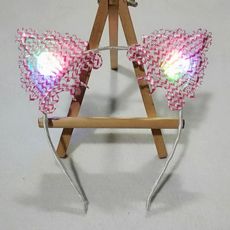 glowing cat ears headband