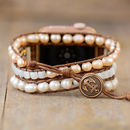 Handmade Pearl Strap For Men And Women - Country Nurse