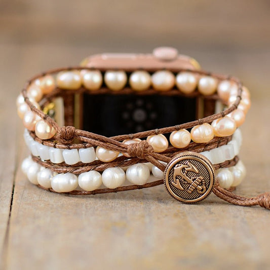 Handmade Pearl Strap For Men And Women - Country Nurse