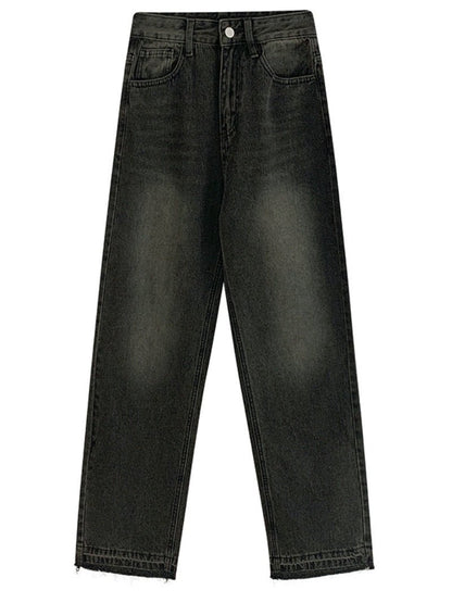 High - waisted, Straight - leg Vintage Jeans Woman - Country Nurse