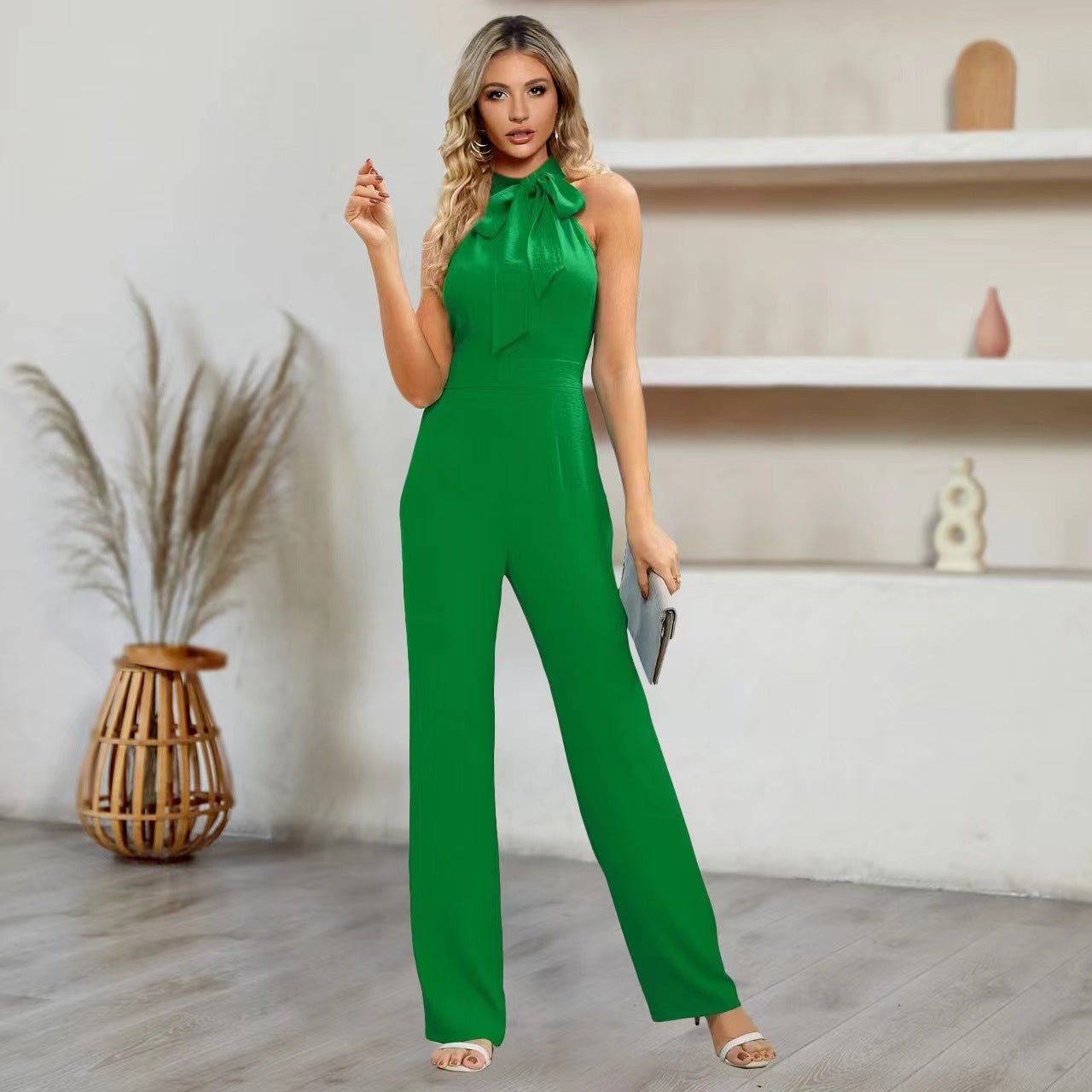 Intelligent - style Women's Polyester Jumpsuit - Country Nurse