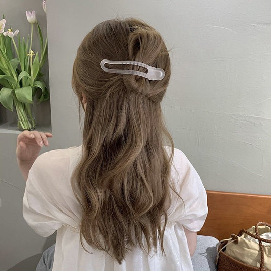 Irregular Ink Color Matte Simple Special - interest Design Duckbilled Hair Accessories - Country Nurse