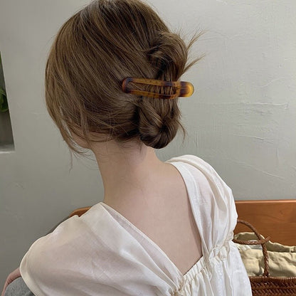 Irregular Ink Color Matte Simple Special - interest Design Duckbilled Hair Accessories - Country Nurse