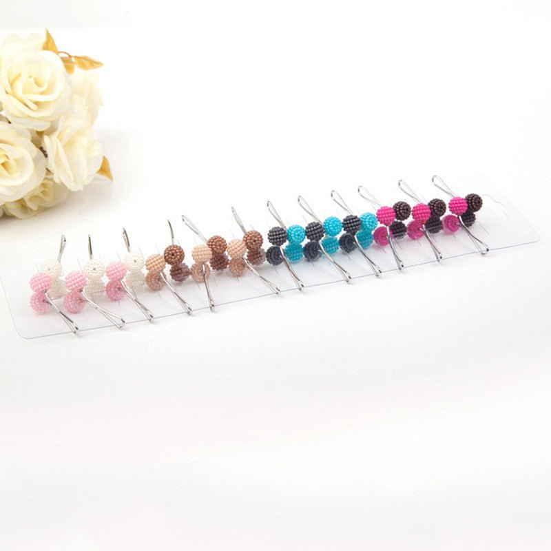 U-shaped scarf pin for women