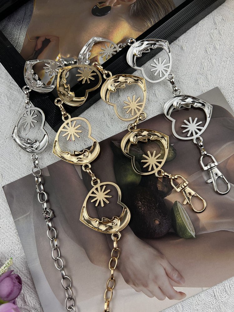 love metal waist chain for women