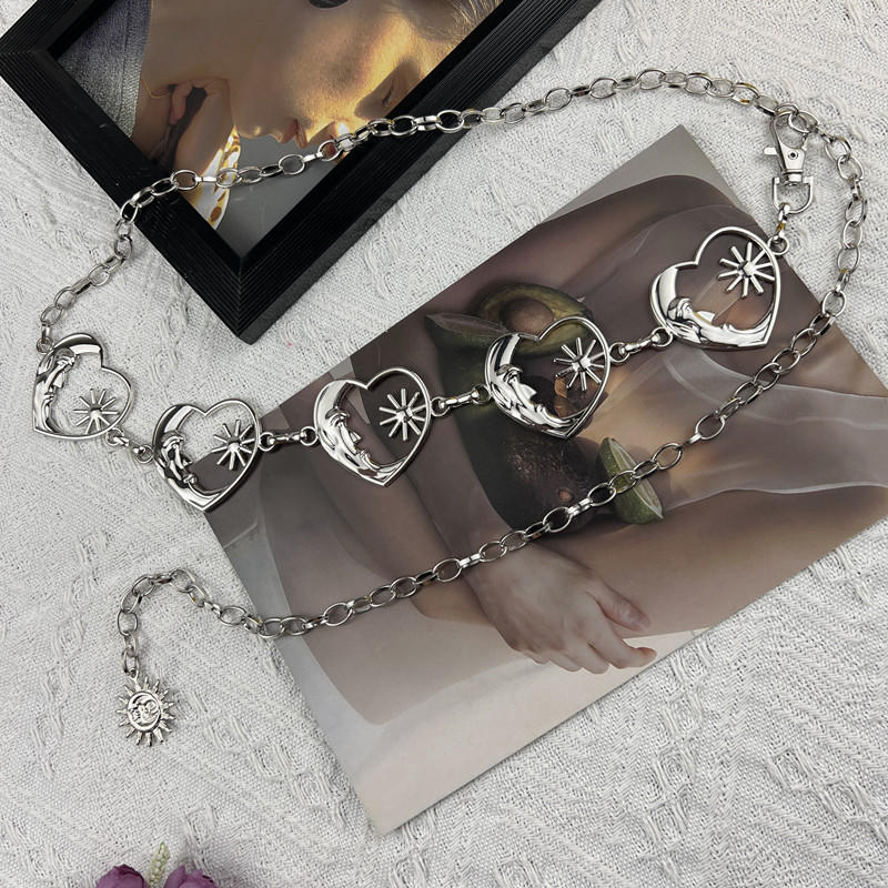 love metal waist chain for women