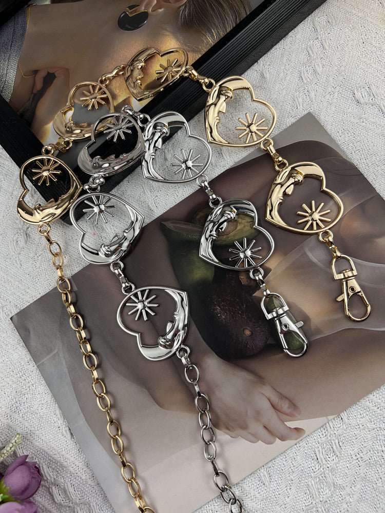 love metal waist chain for women