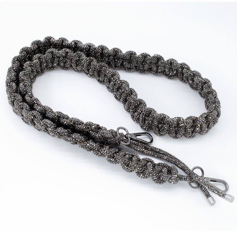 crystal diamond luggage shoulder strap