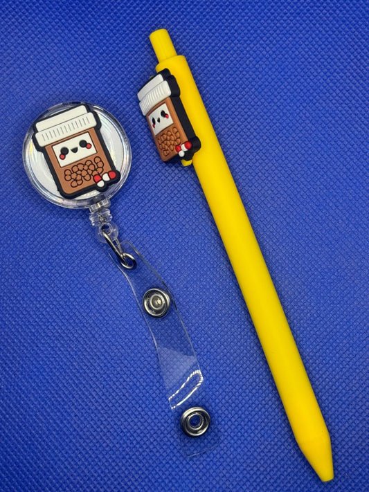 Matching Retractable and Pen Set - Country Nurse