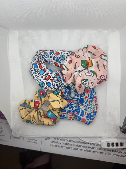 Medical Themed Scrunchie's - Country Nurse