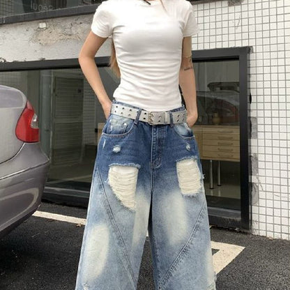 Personality American Retro Jeans For Women - Country Nurse