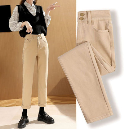 Plush Jeans For Women In Winter - Country Nurse