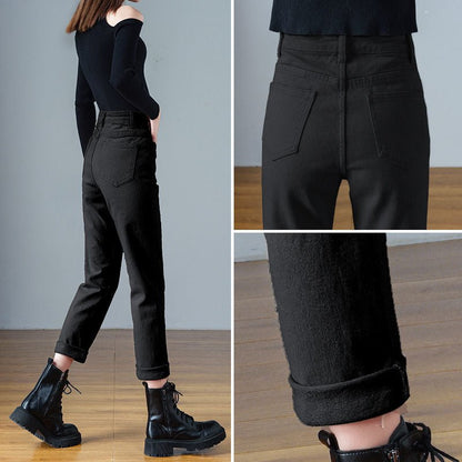 Plush Jeans For Women In Winter - Country Nurse