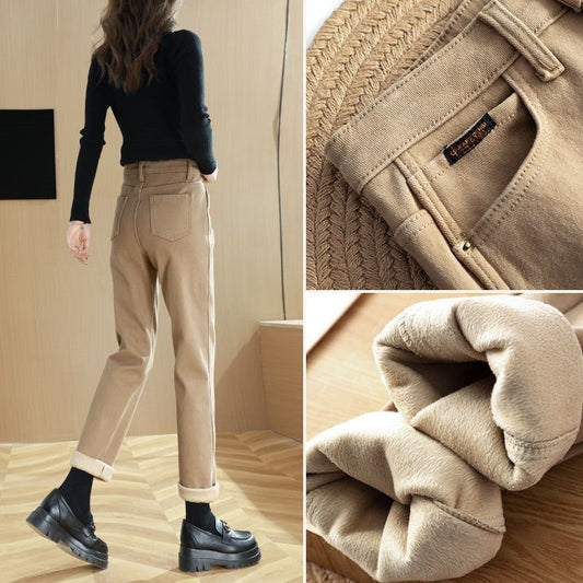Plush Jeans For Women In Winter - Country Nurse