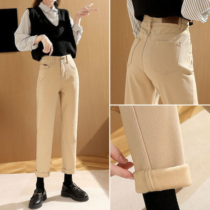 Plush Jeans For Women In Winter - Country Nurse