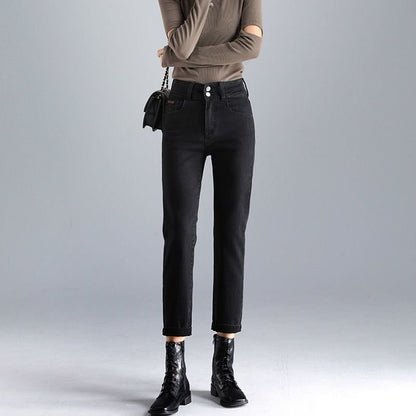 Plush Jeans For Women In Winter - Country Nurse